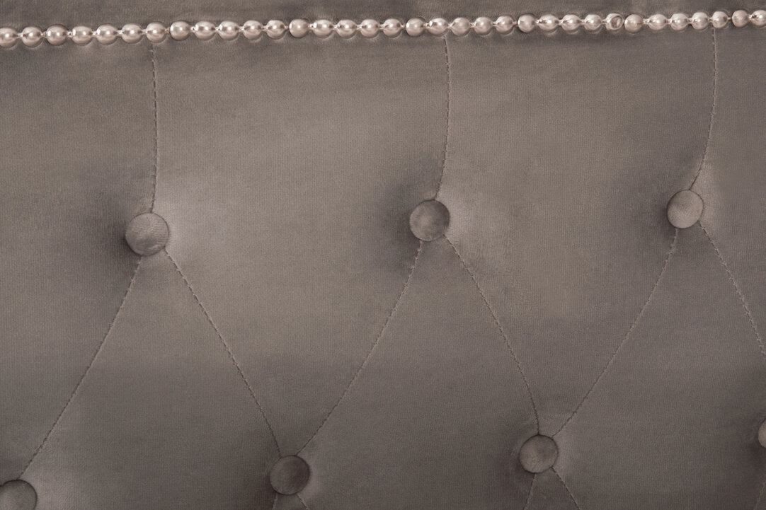 Brighton Grey Ottoman King Bed