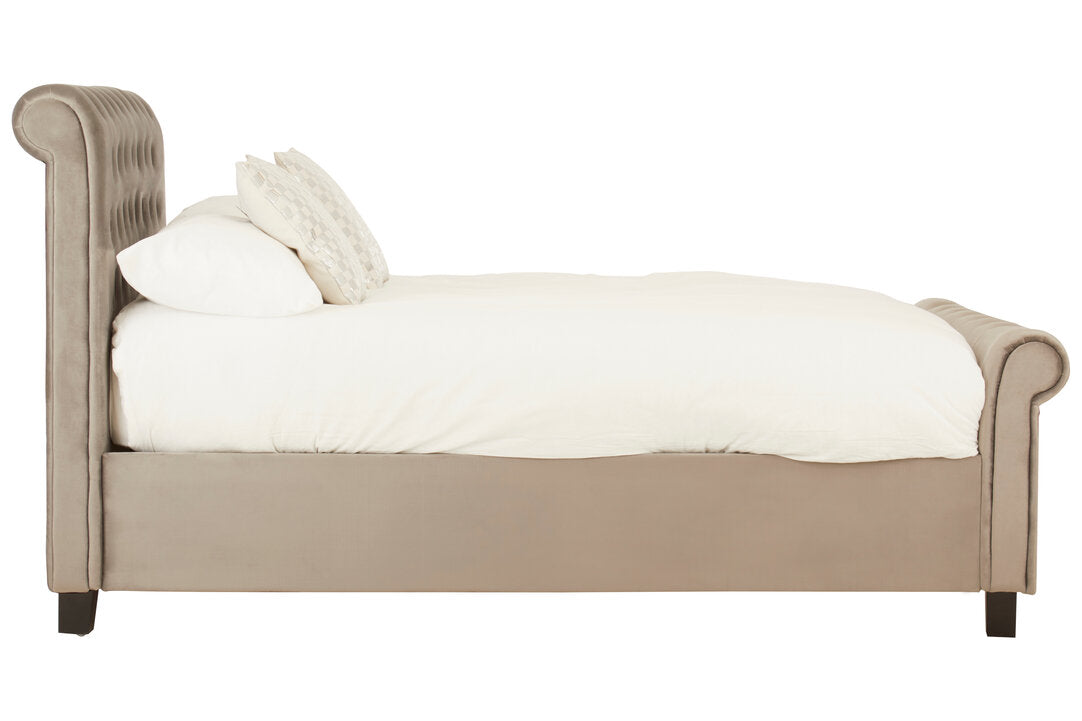 Norwich Grey Ottoman Double Bed