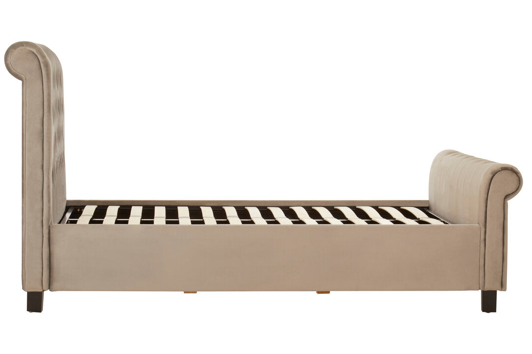 Norwich Grey Ottoman Double Bed