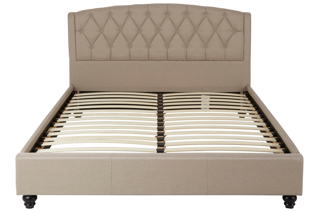 Lincoln Beige King Bed
