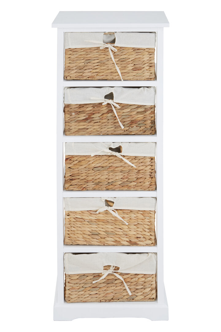 Siena 5 Seagrass Drawer Chest