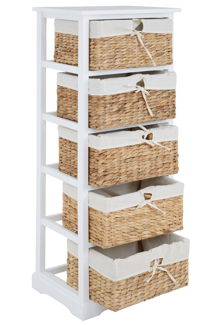 Siena 5 Seagrass Drawer Chest