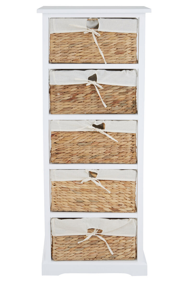 Siena 5 Seagrass Drawer Chest