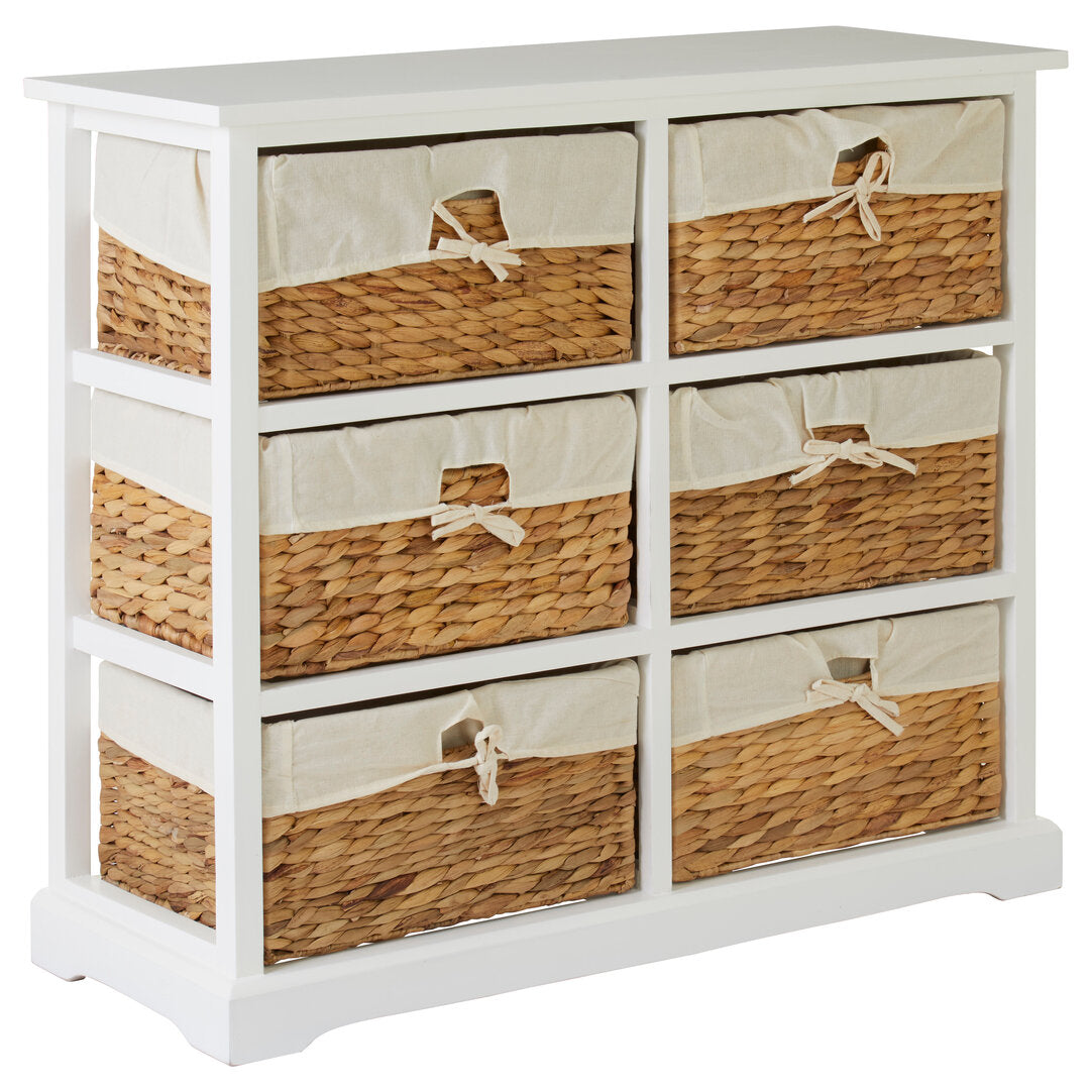 Siena 6 Seagrass Drawer Chest
