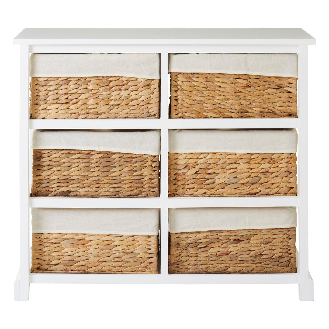Siena 6 Seagrass Drawer Chest