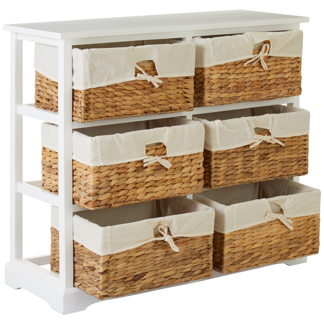 Siena 6 Seagrass Drawer Chest