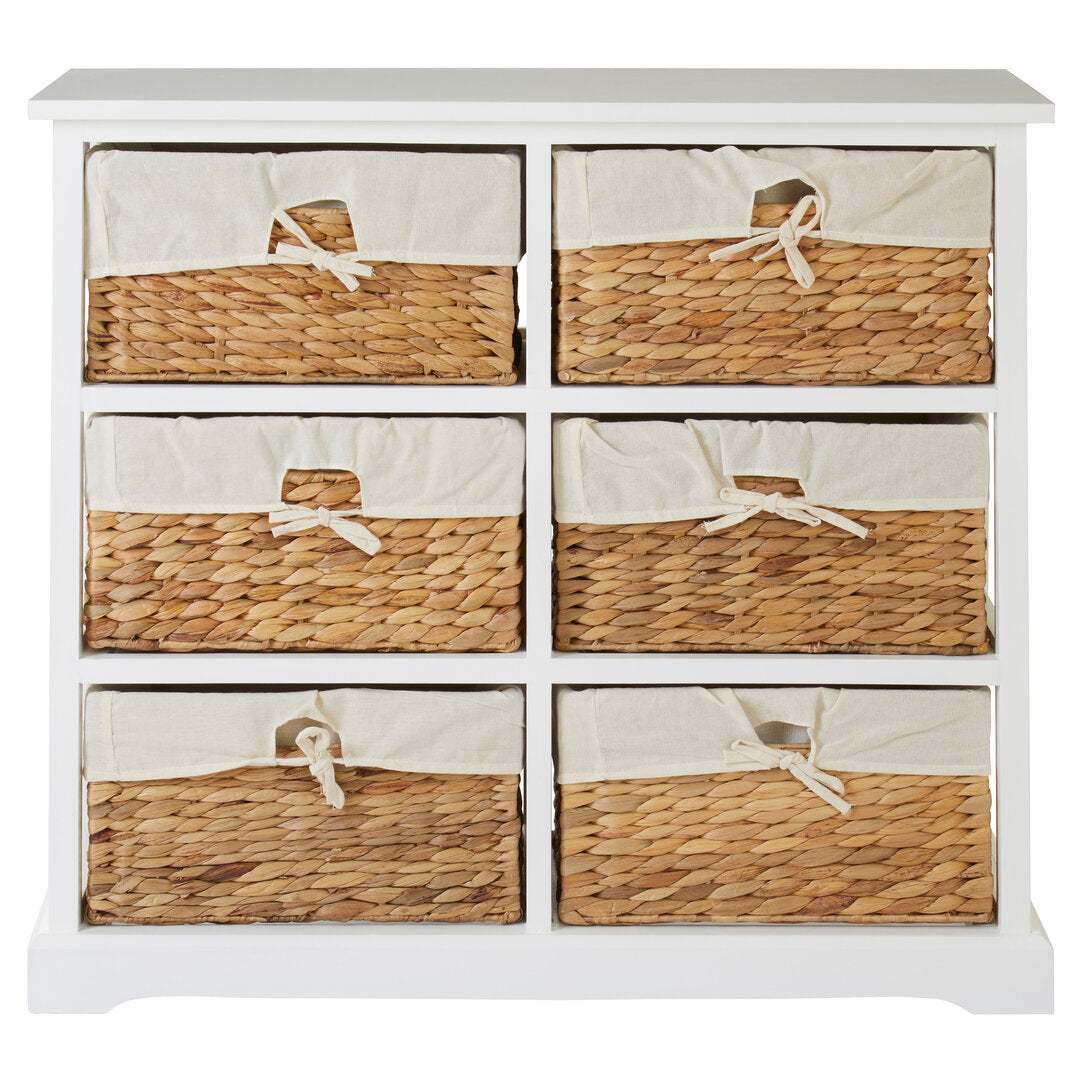 Siena 6 Seagrass Drawer Chest
