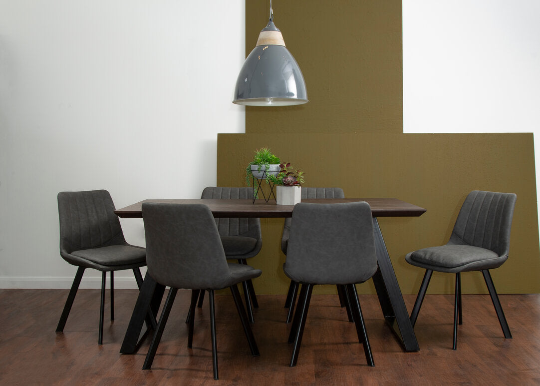 Portofino Dining Table with 6 Chairs Set
