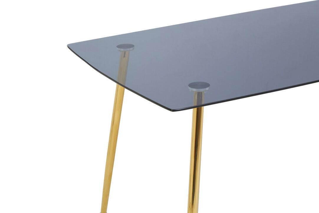 Laguna Smoked Glass Dining Table with 6 Chairs Set