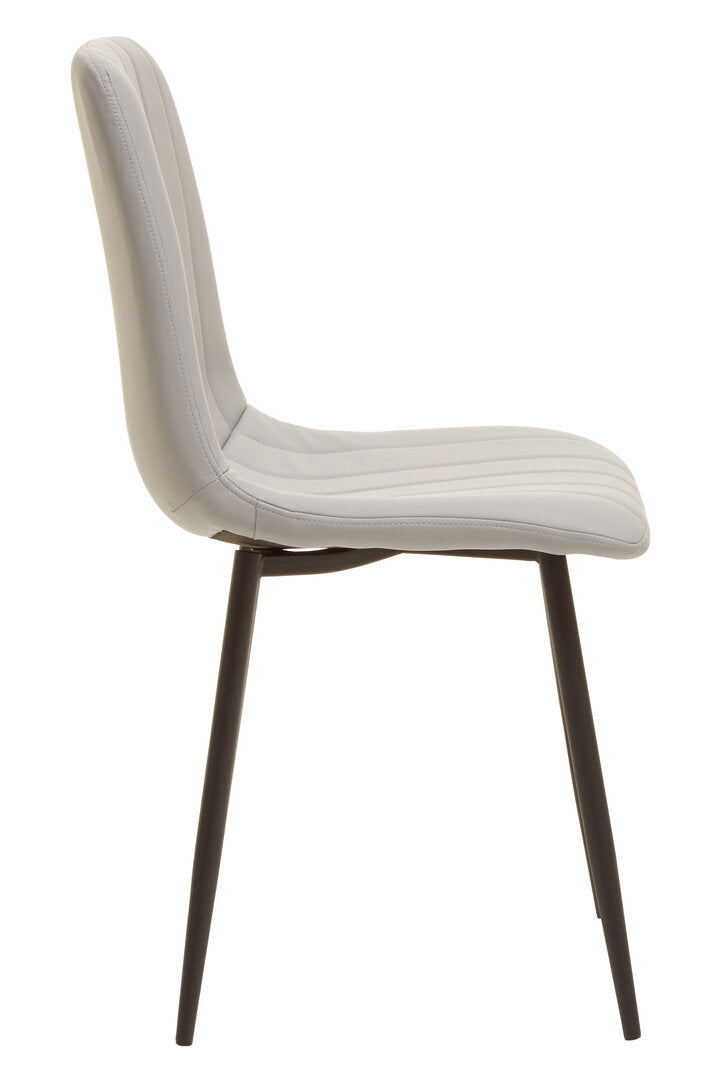 Loxley Set Of 4 Light Grey Dining Chairs