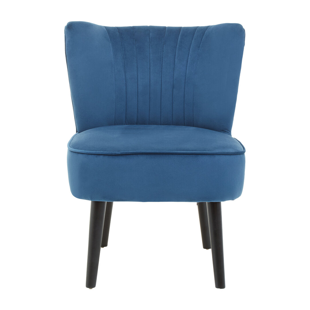 Sorrento Park Blue Velvet Chair