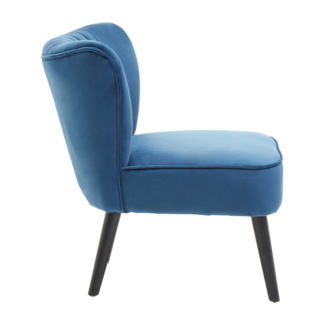 Sorrento Park Blue Velvet Chair