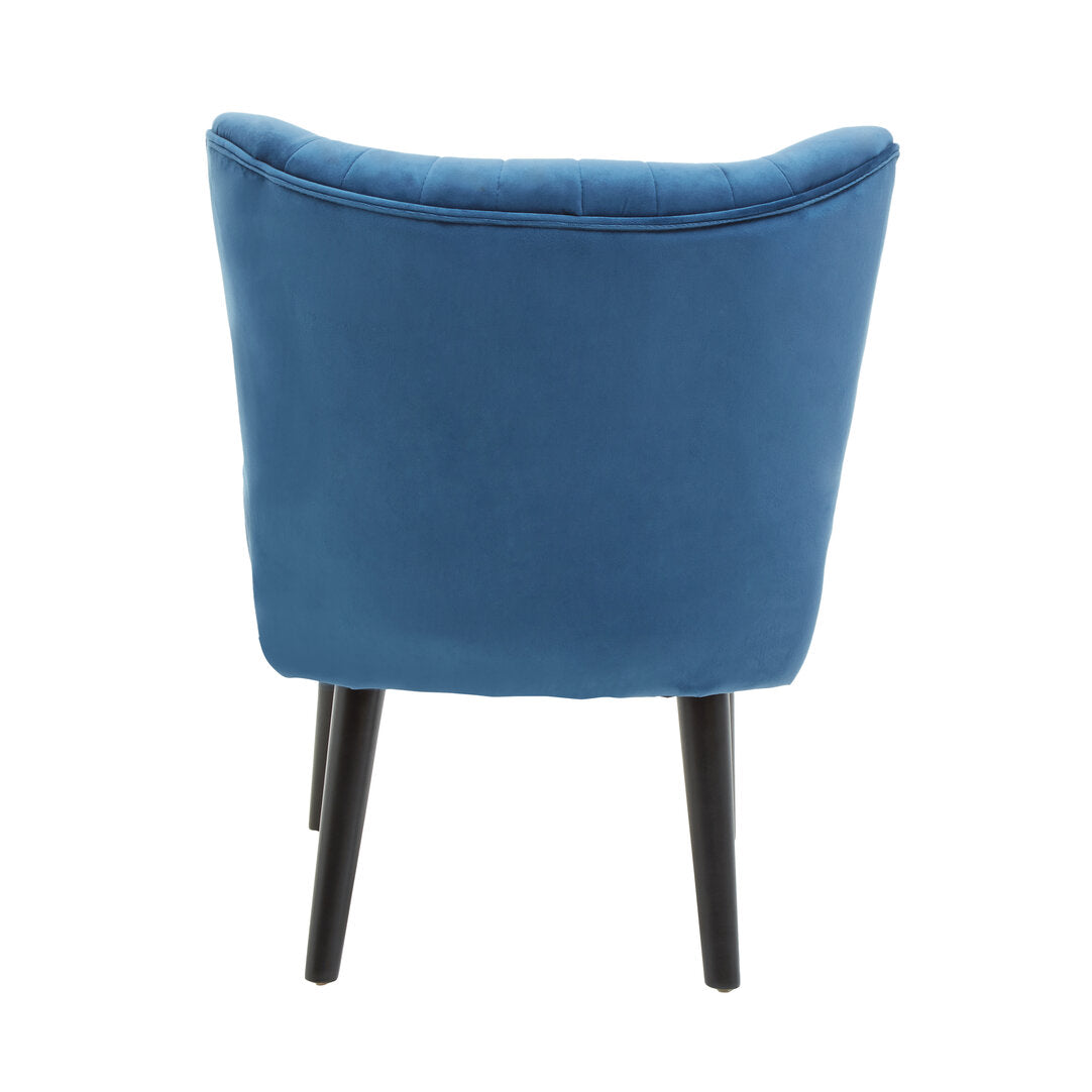 Sorrento Park Blue Velvet Chair