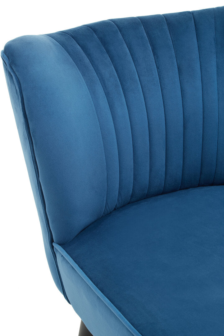 Sorrento Park Blue Velvet Chair