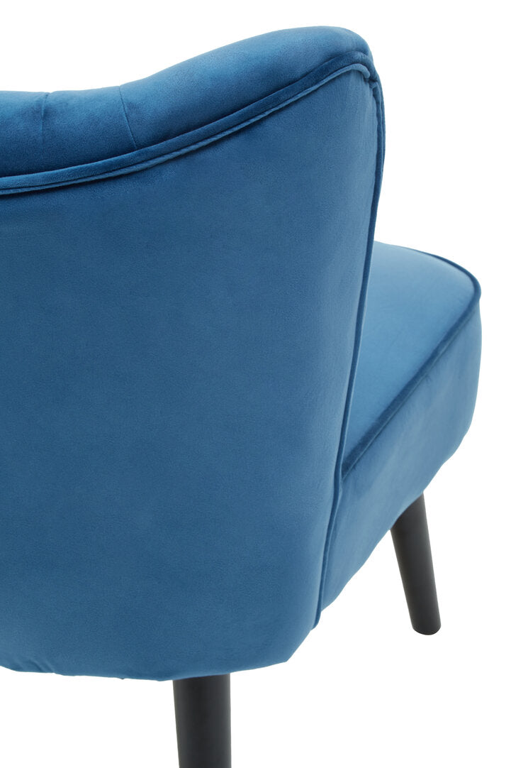 Sorrento Park Blue Velvet Chair