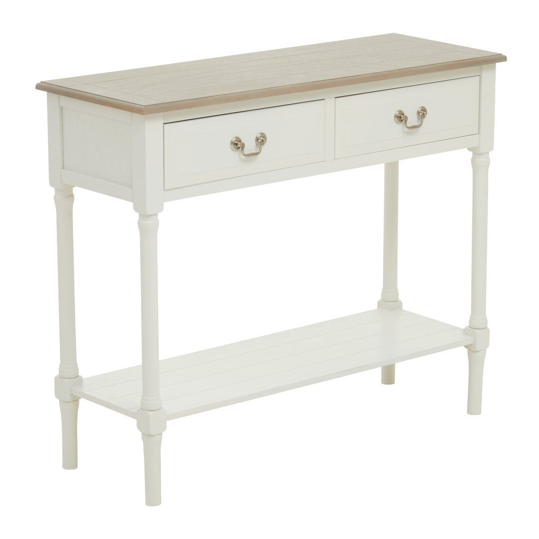 Savoy 2 Drawer Ivory Console Table