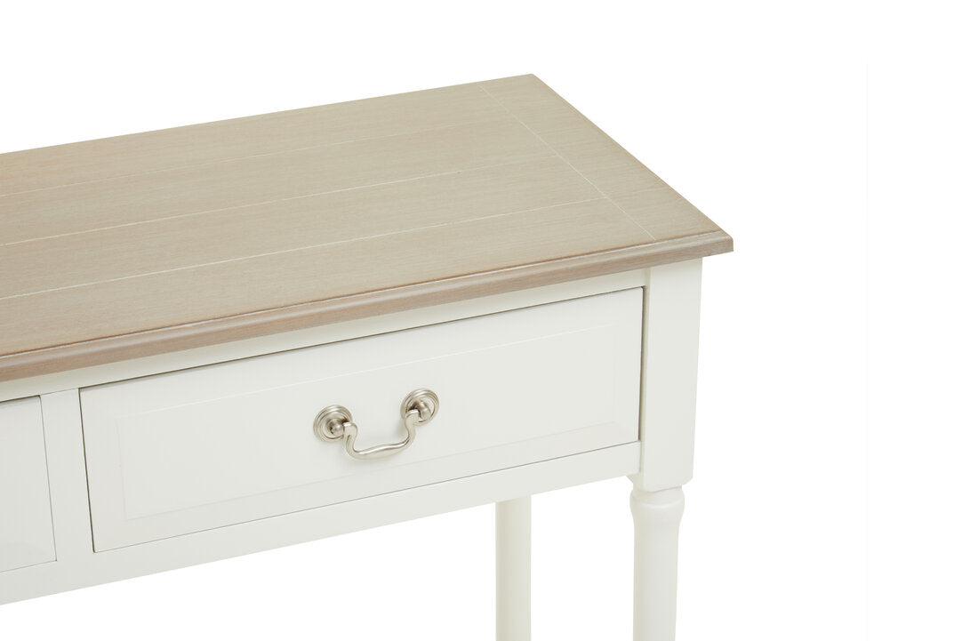 Savoy 2 Drawer Ivory Console Table