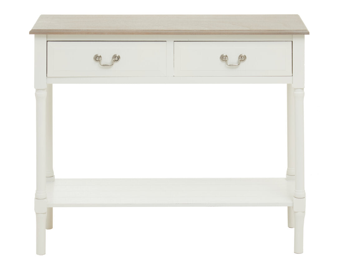Savoy 2 Drawer Ivory Console Table