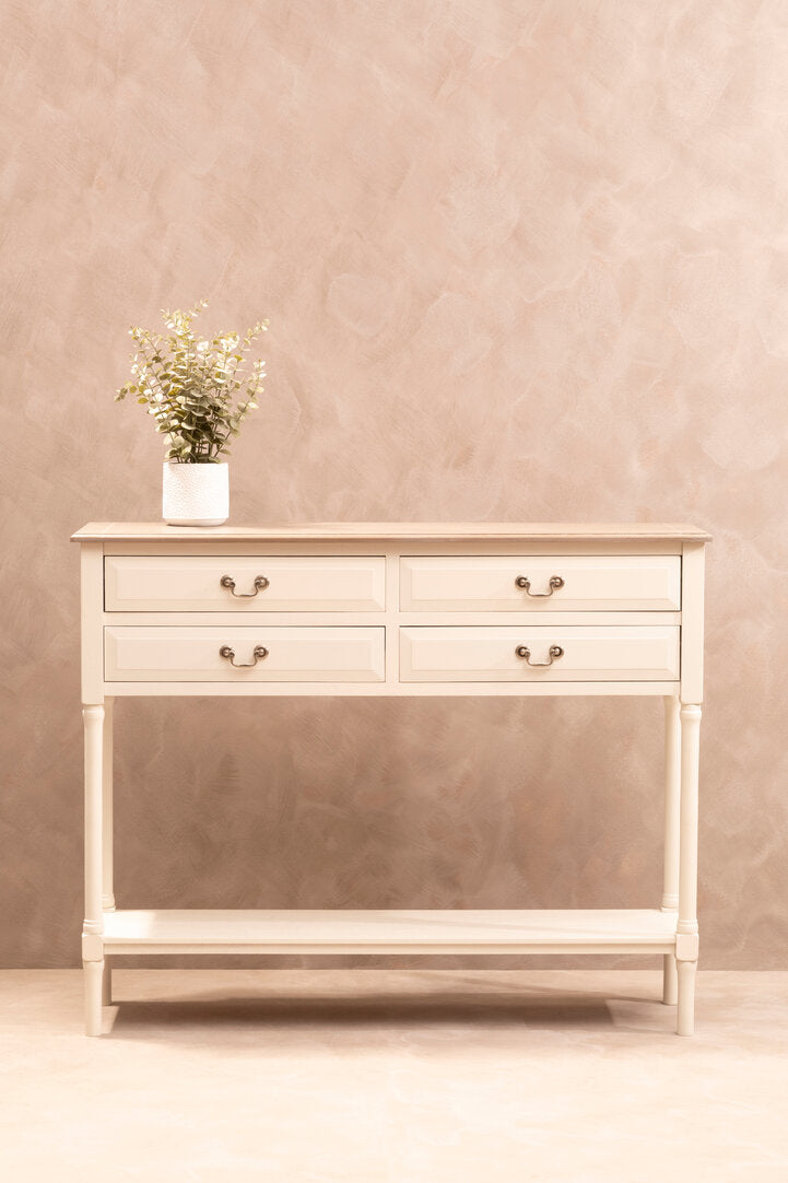 Savoy 4 Drawer Console Table