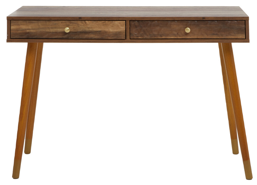 Mayfair Wood Veneer Console Table with 2 Drawers