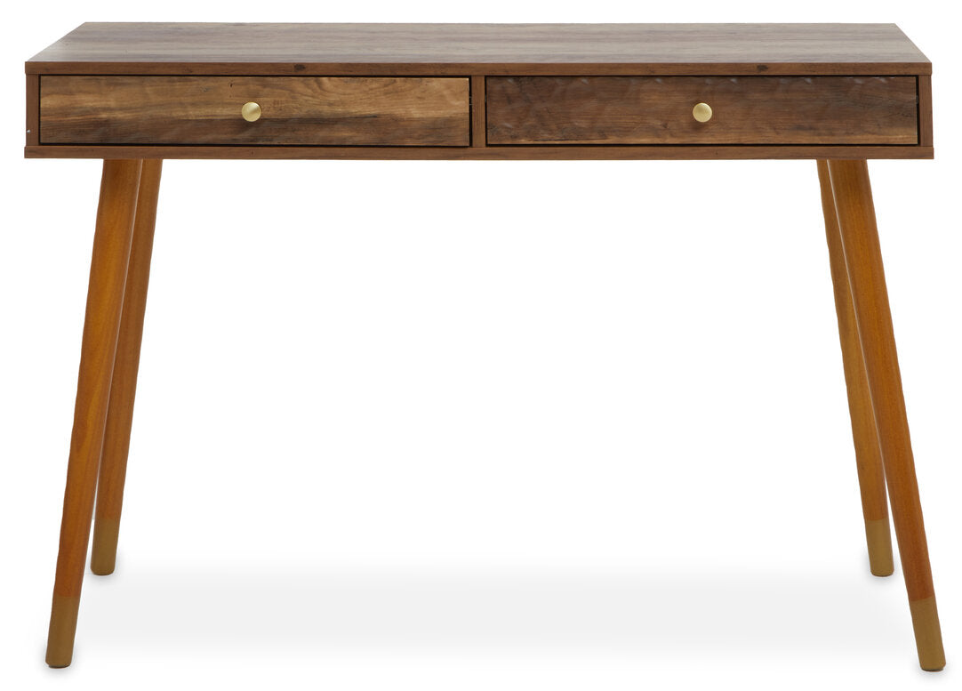 Mayfair Wood Veneer Console Table with 2 Drawers