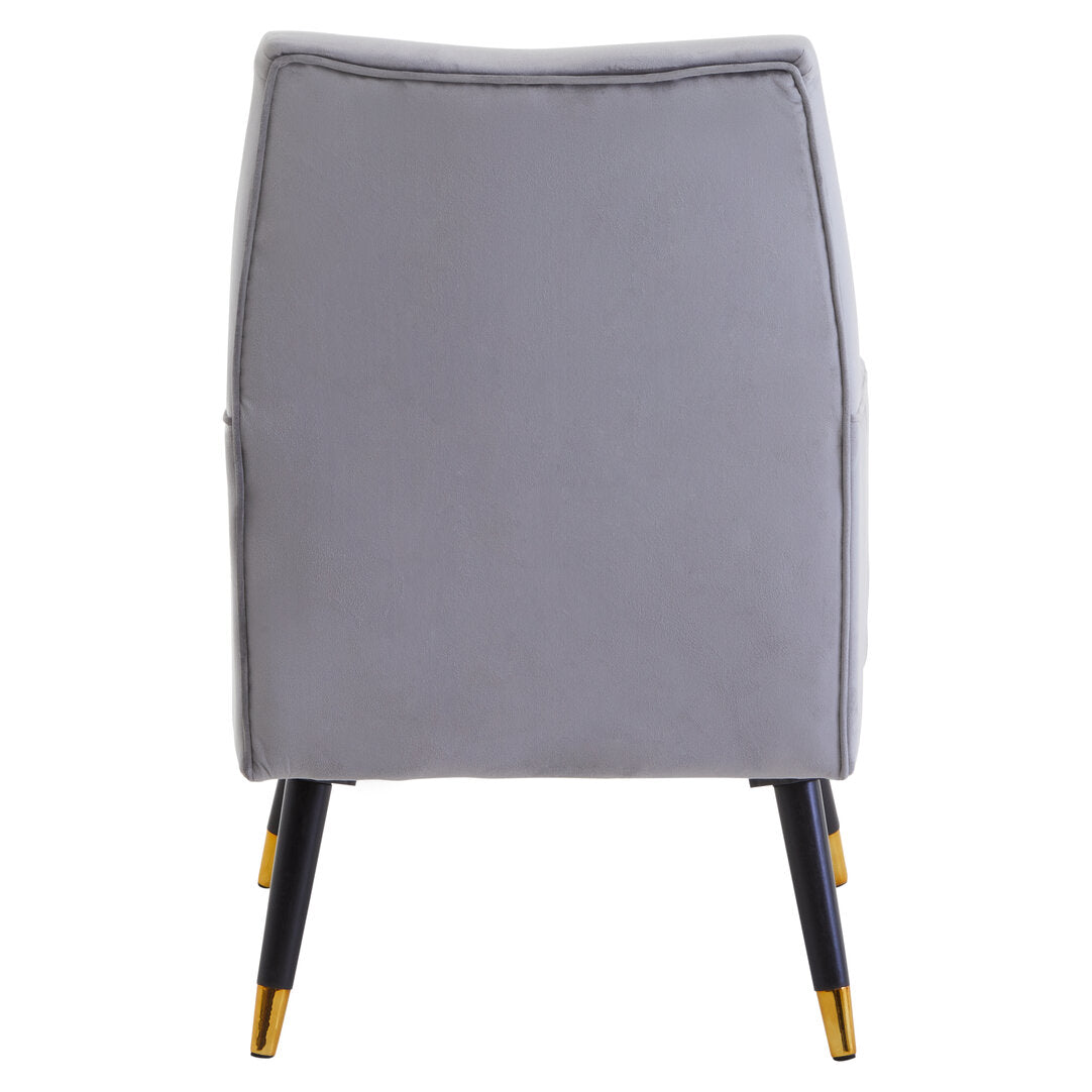 Regent Mink Velvet Accent Chair