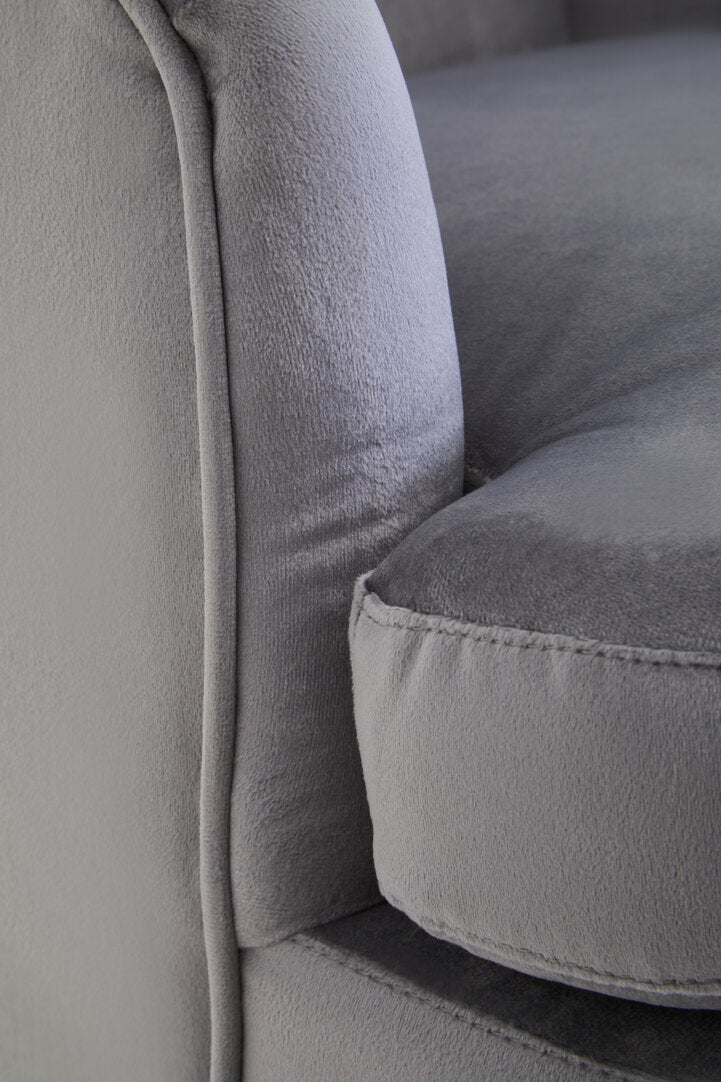 Regent Mink Velvet Accent Chair