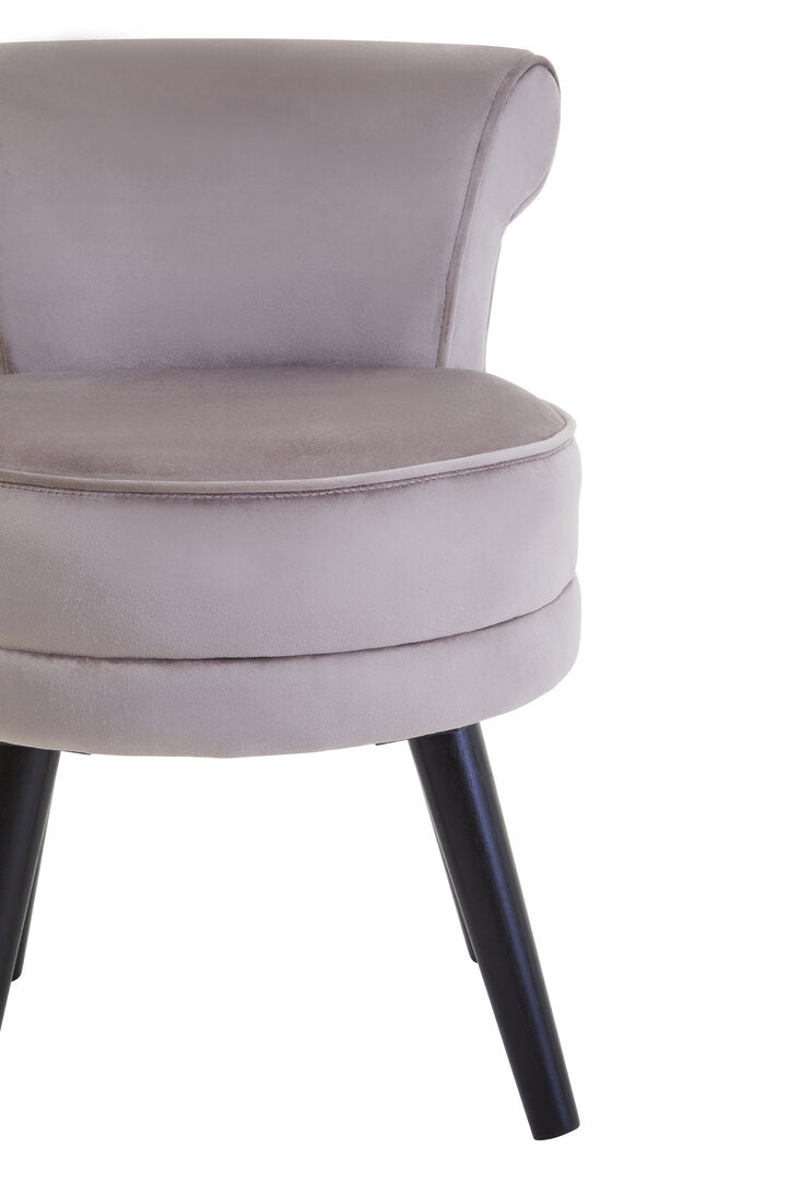 Verona Loretta Mink Velvet Chair