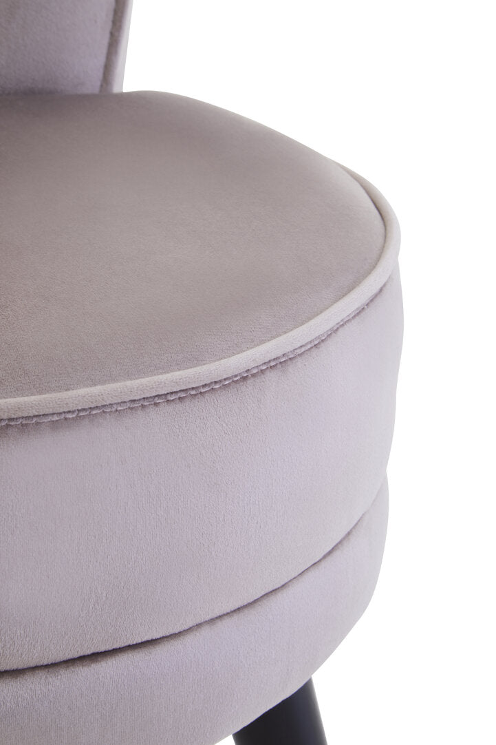 Verona Loretta Mink Velvet Chair