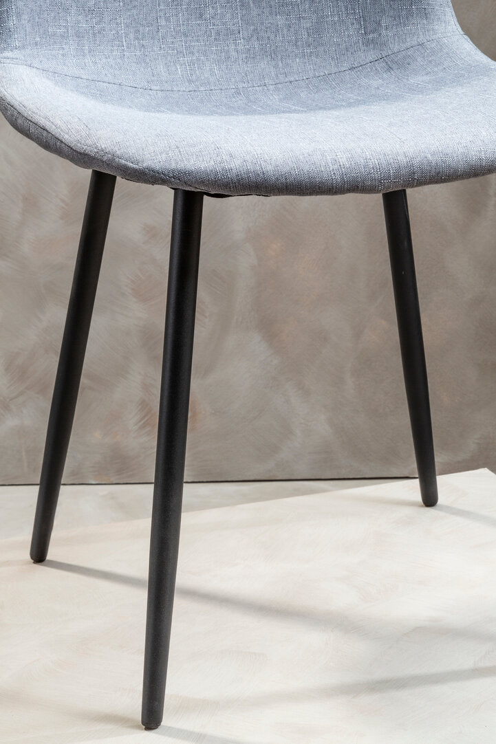 Sorrento Grey Fabric Dining Chair