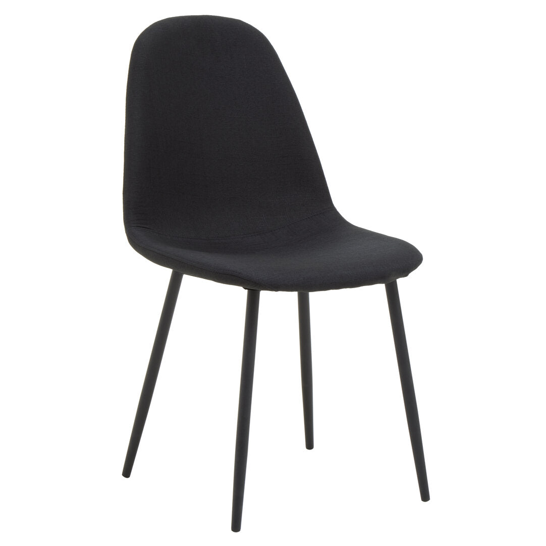 Sorrento Fabric Dining Chair Black