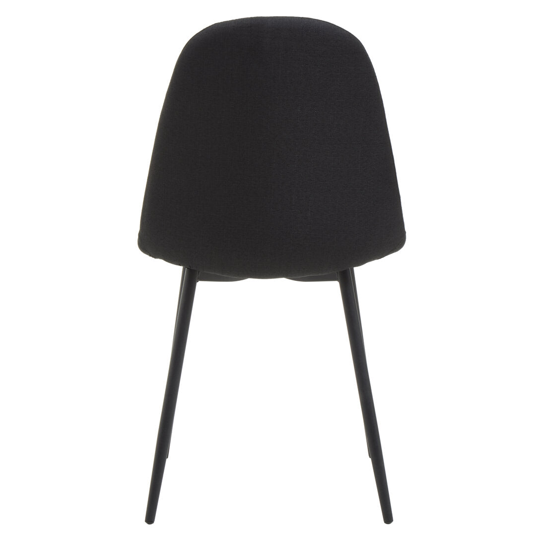 Sorrento Black Fabric Dining Chair