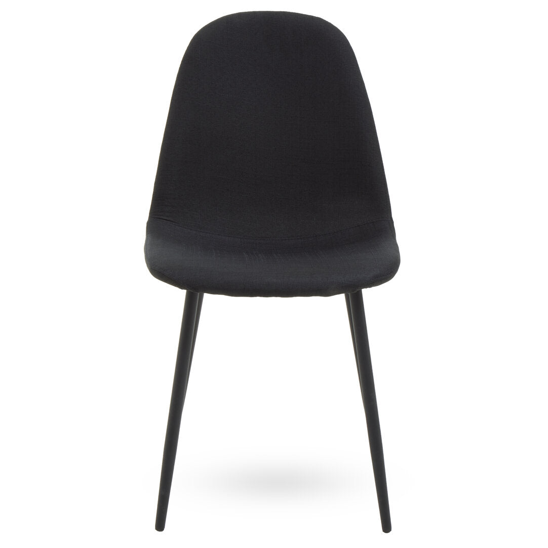 Sorrento Fabric Dining Chair Black