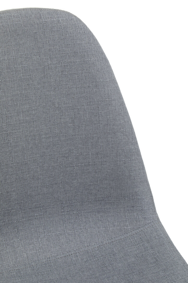 Sorrento Grey Dining Chair With Wood Effect Legs