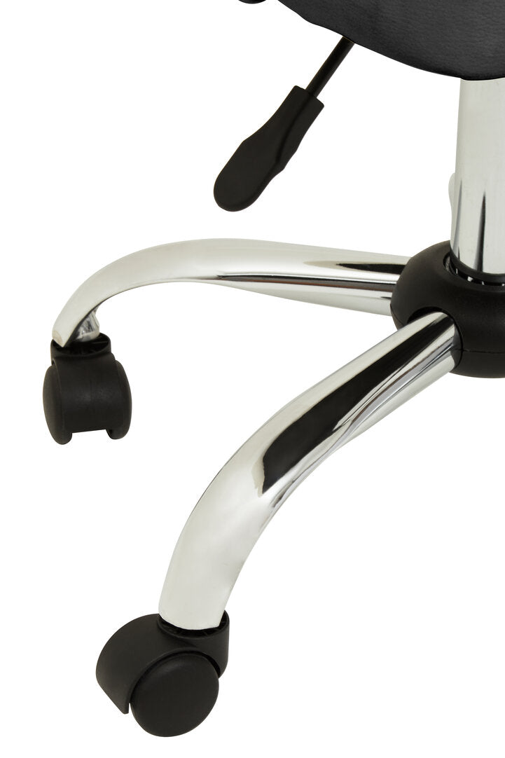 Florence Grey Leather Effect Home Office Chair