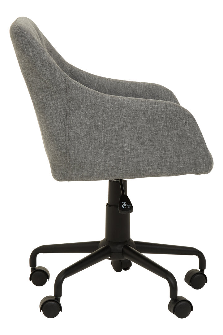 Florence Tufted Grey And Black Home Office Chair