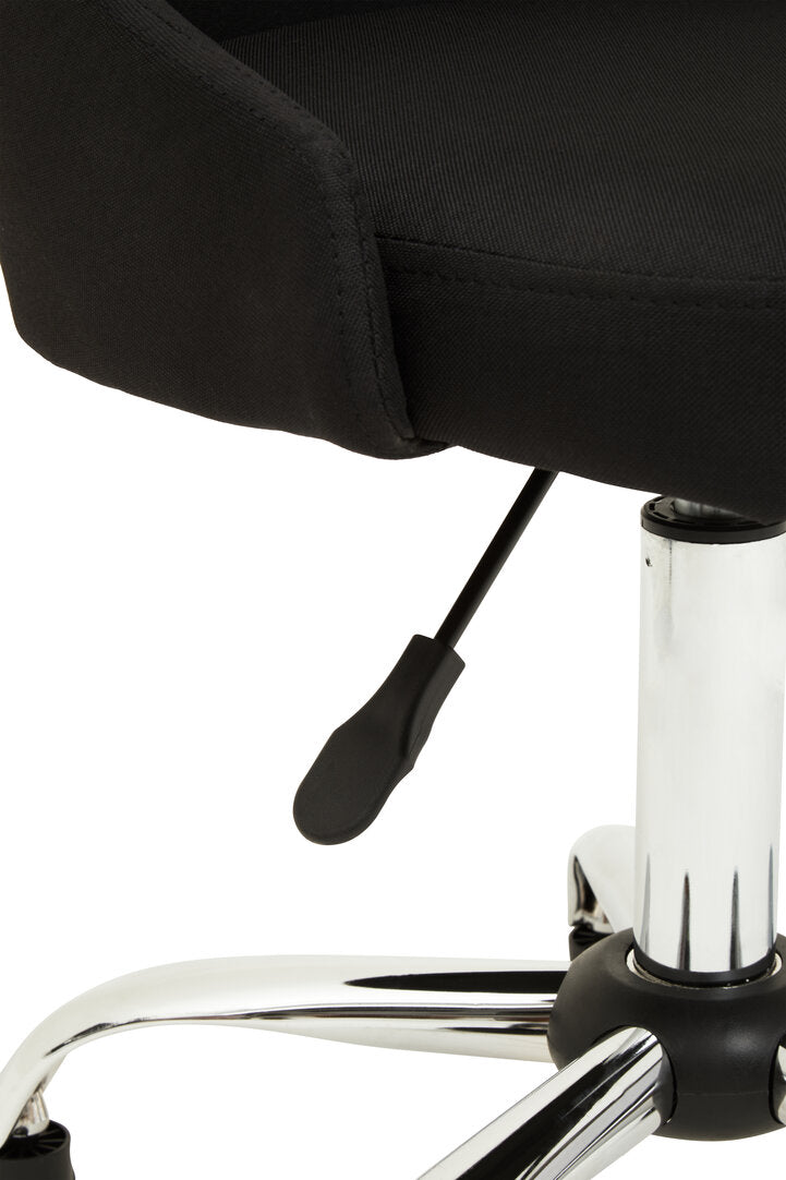 Florence Black And Chrome Home Office Chair