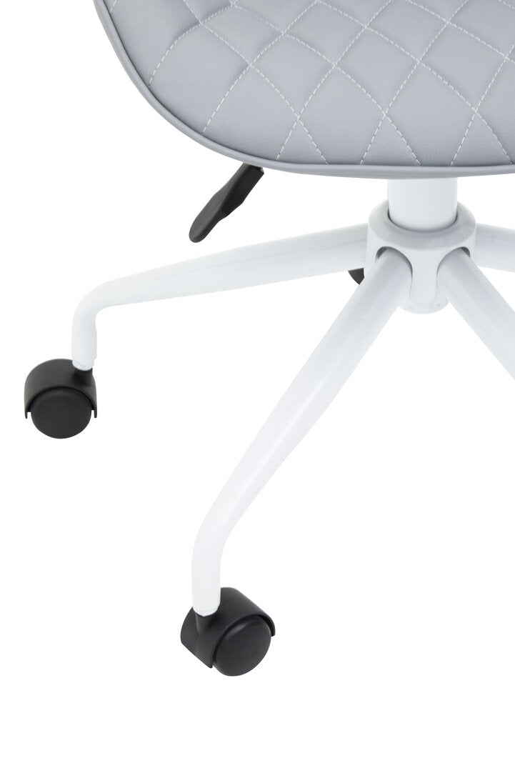 Florence Grey And White Home Office Chair