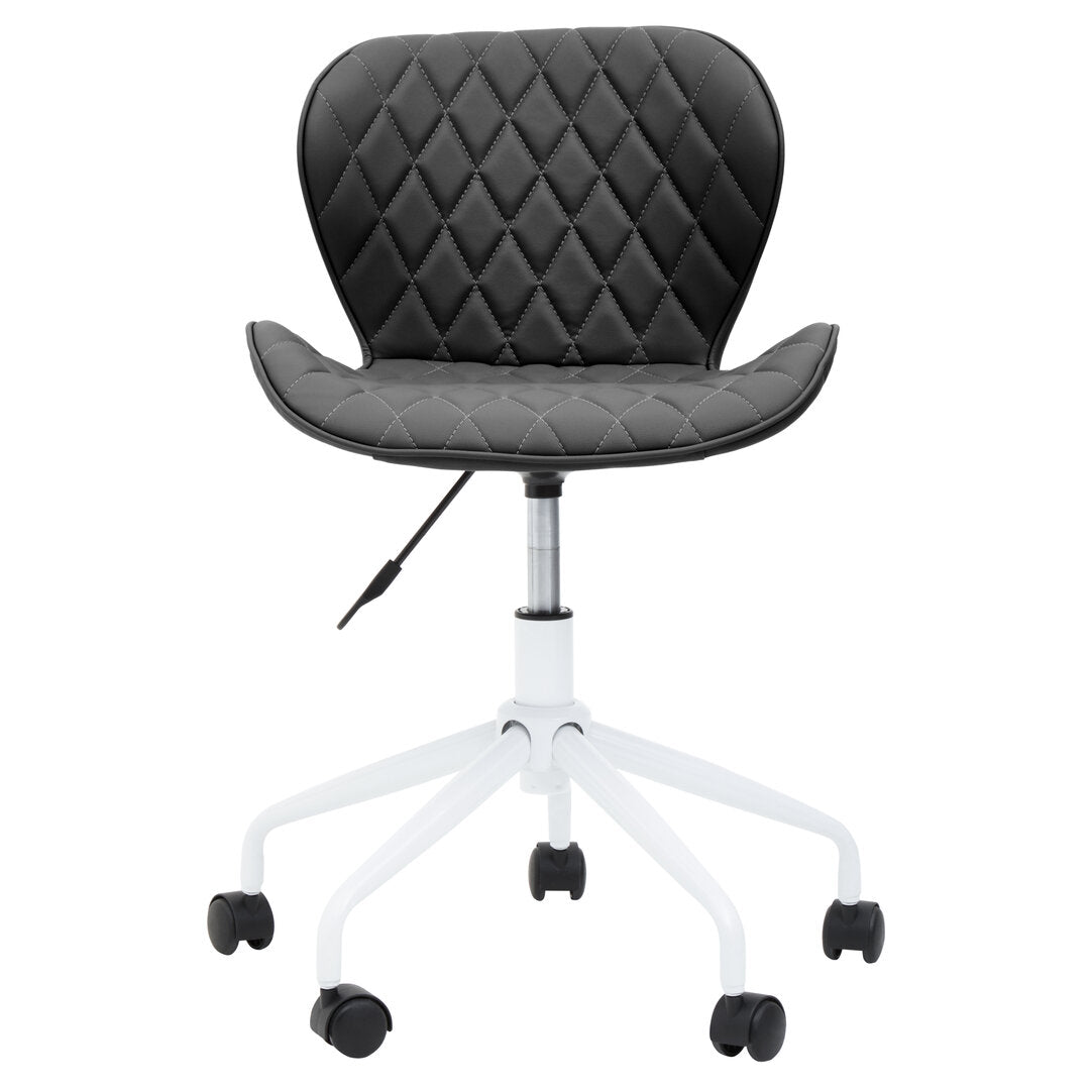 Florence Black And White Home Office Chair