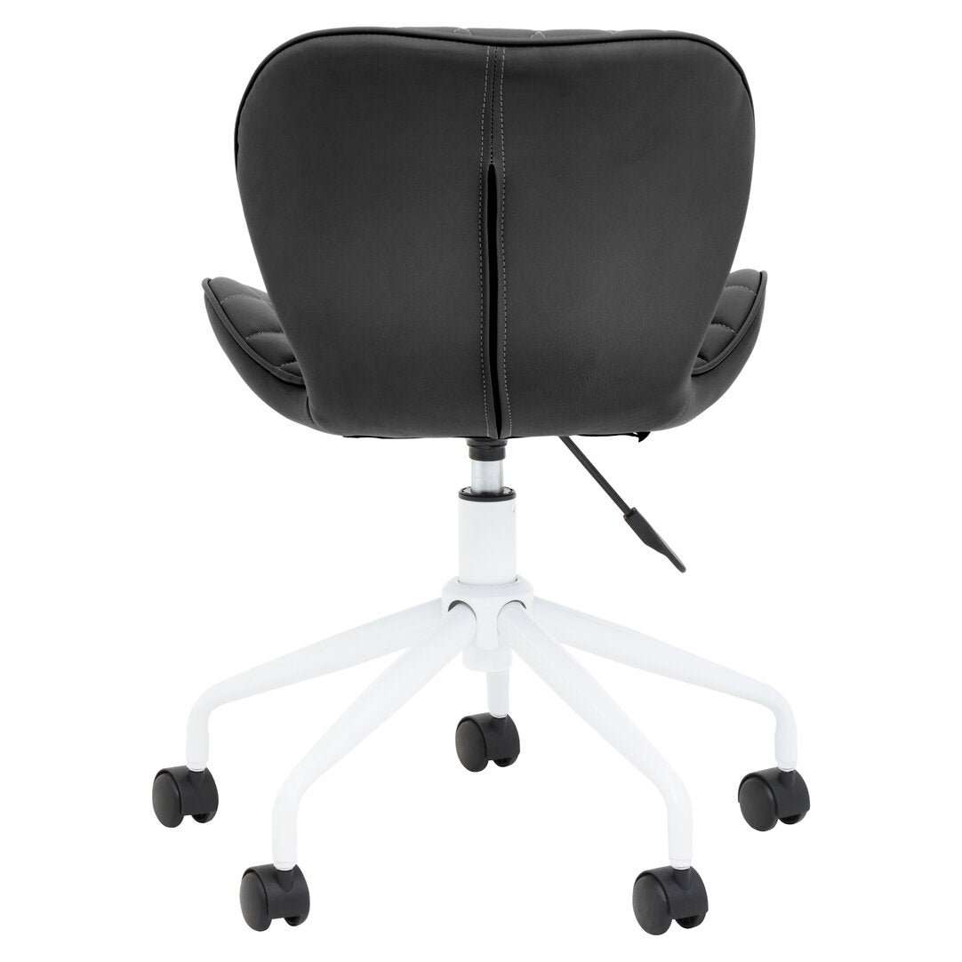 Florence Black And White Home Office Chair
