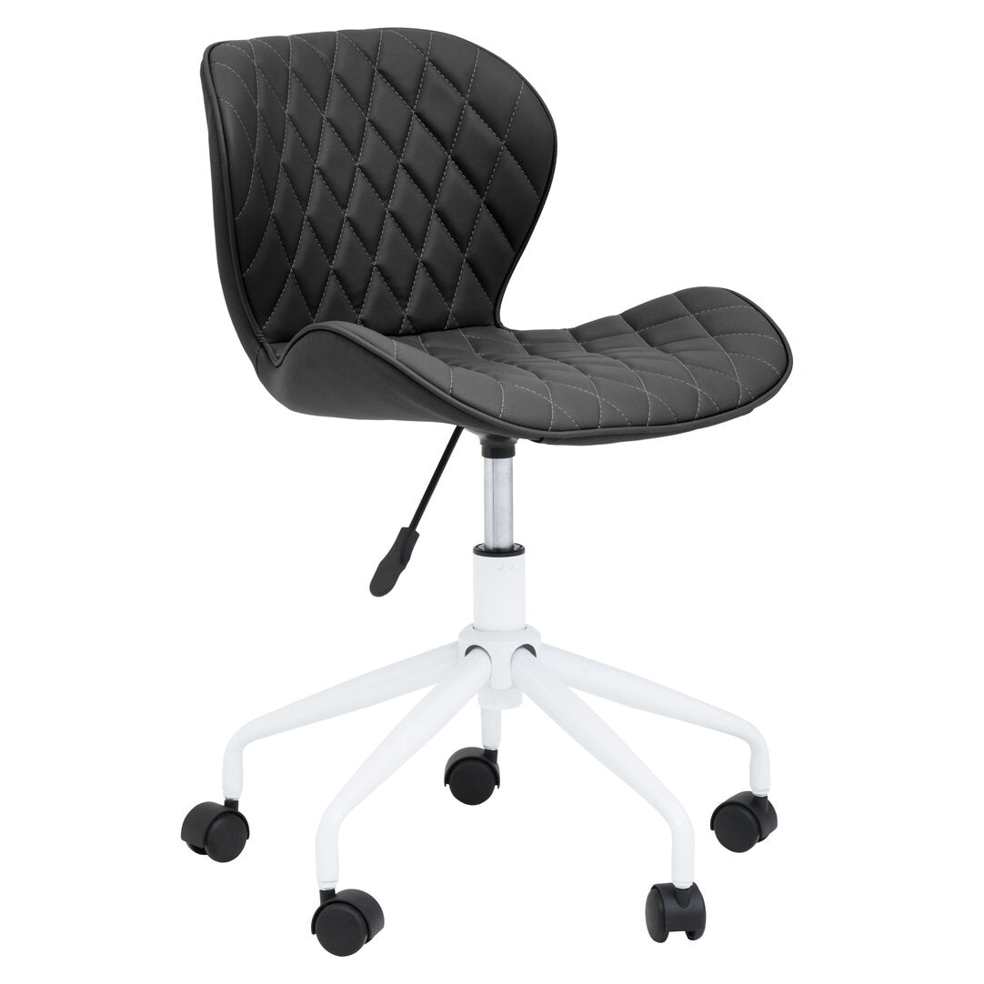 Florence Black And White Home Office Chair