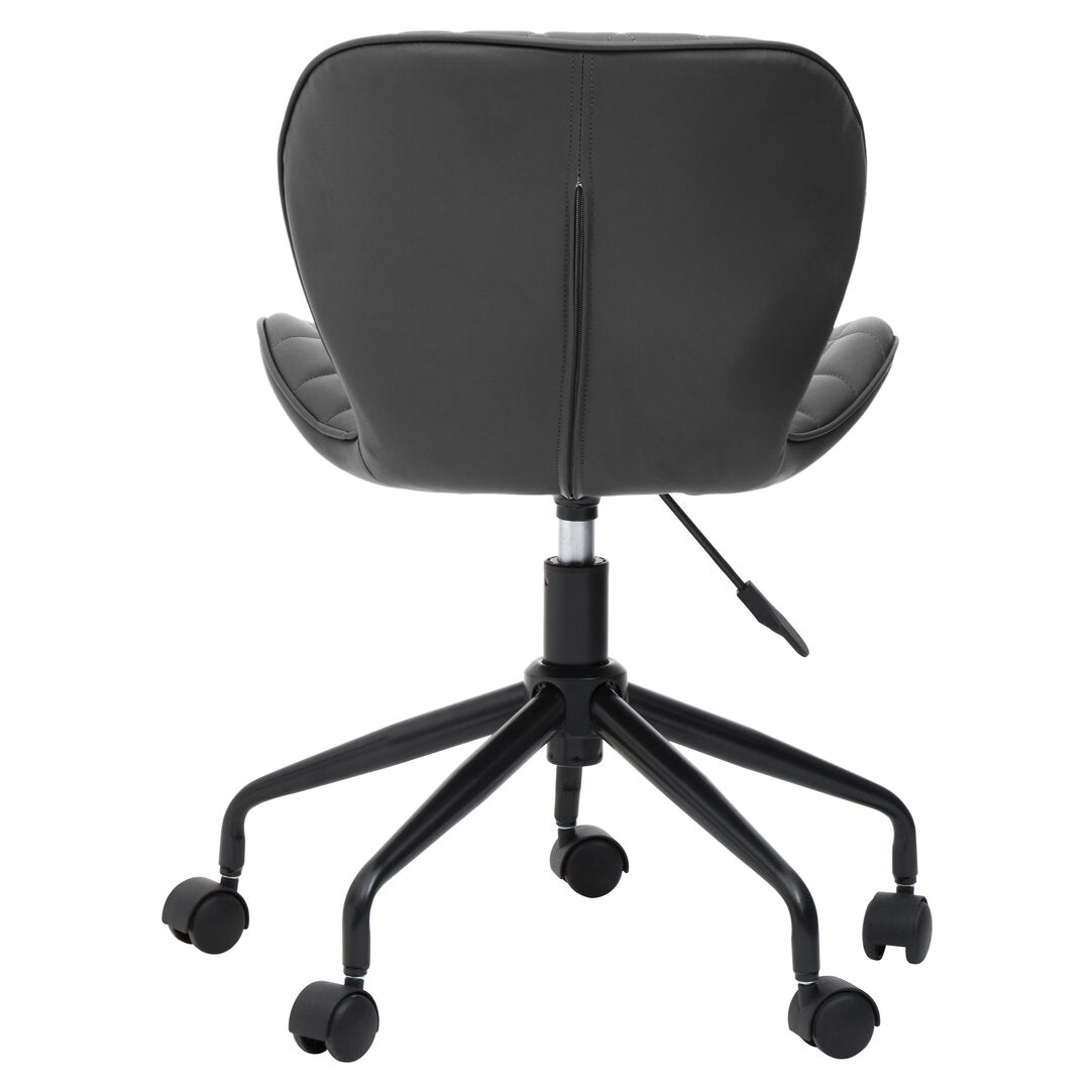 Florence Black Armless Home Office Chair