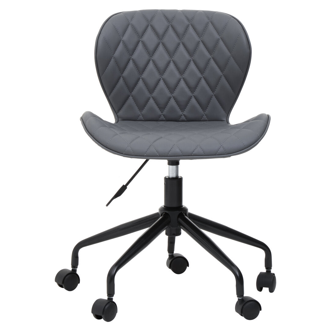 Florence Home Office Chair Grey And Black