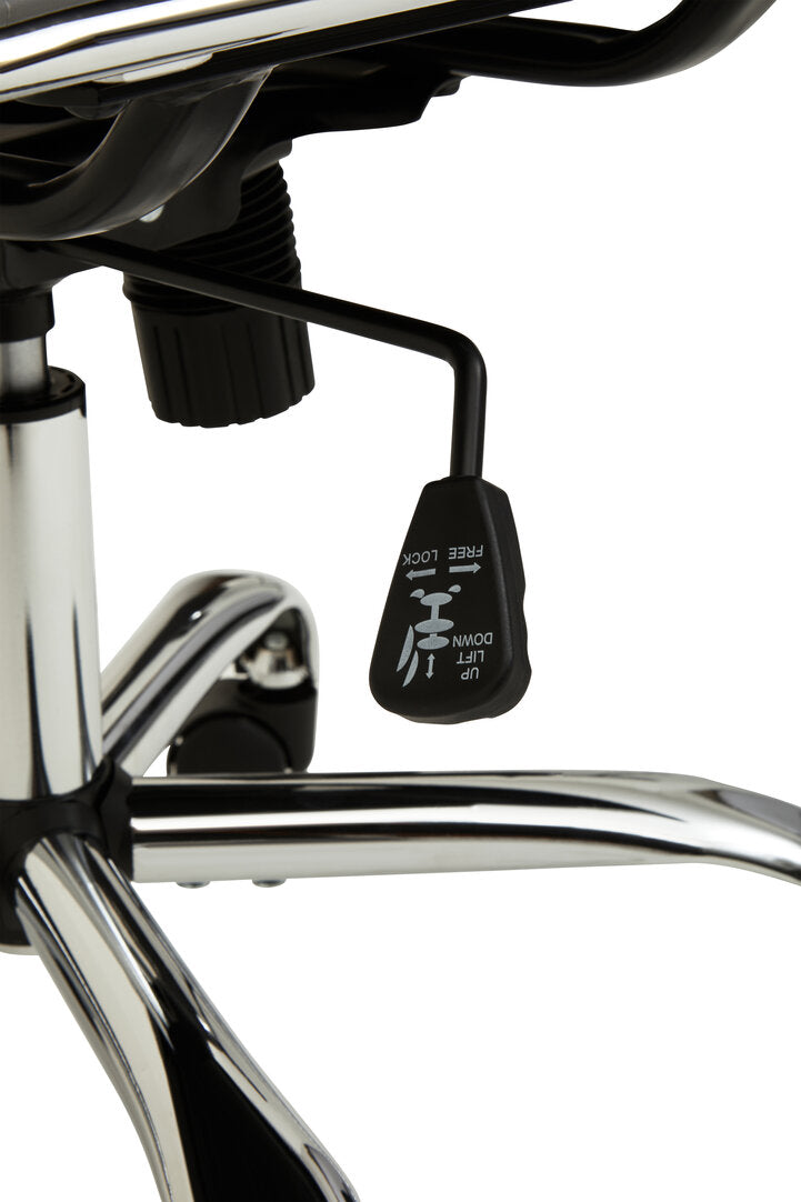 Florence Black Low Back Home Office Chair