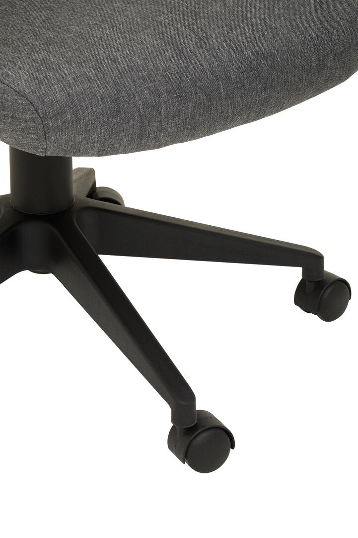 Florence Black Mesh And Grey Fabric Home Office Chair