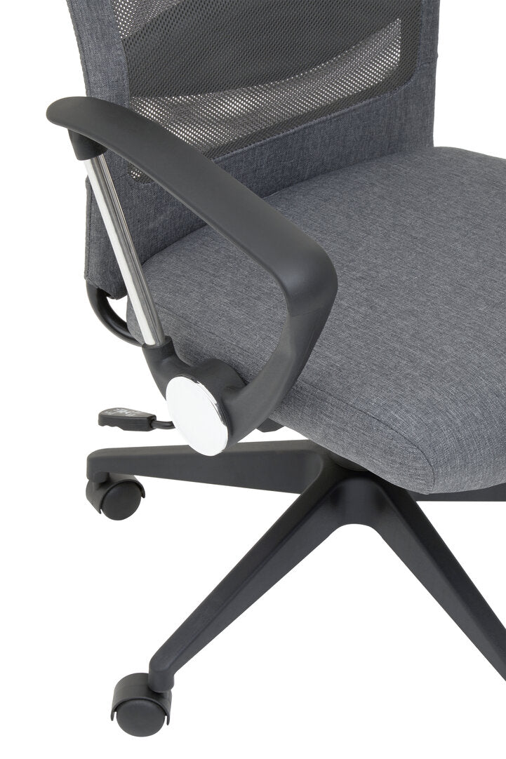 Florence Grey Mesh And Fabric Home Office Chair
