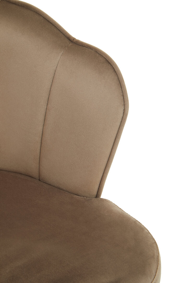 Monaco Mink Velvet Dining Chair