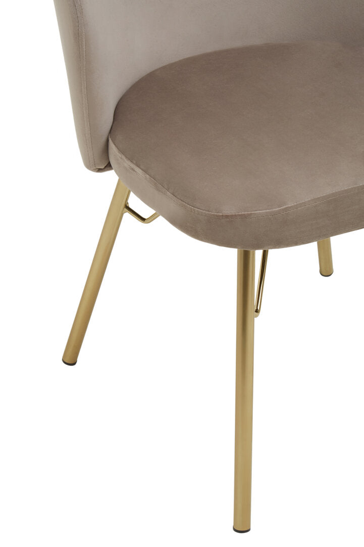 Lisbon Mink Velvet Chair