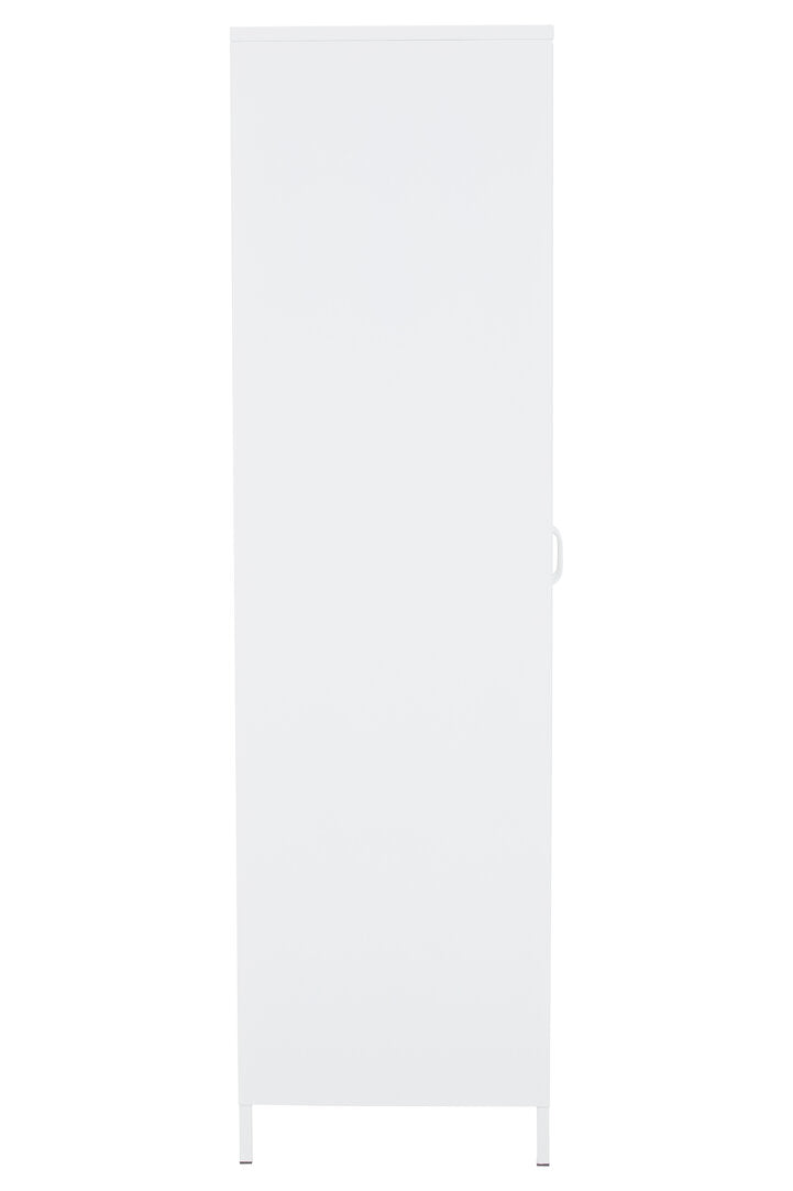 Granada White Two Door Locker Style Wardrobe