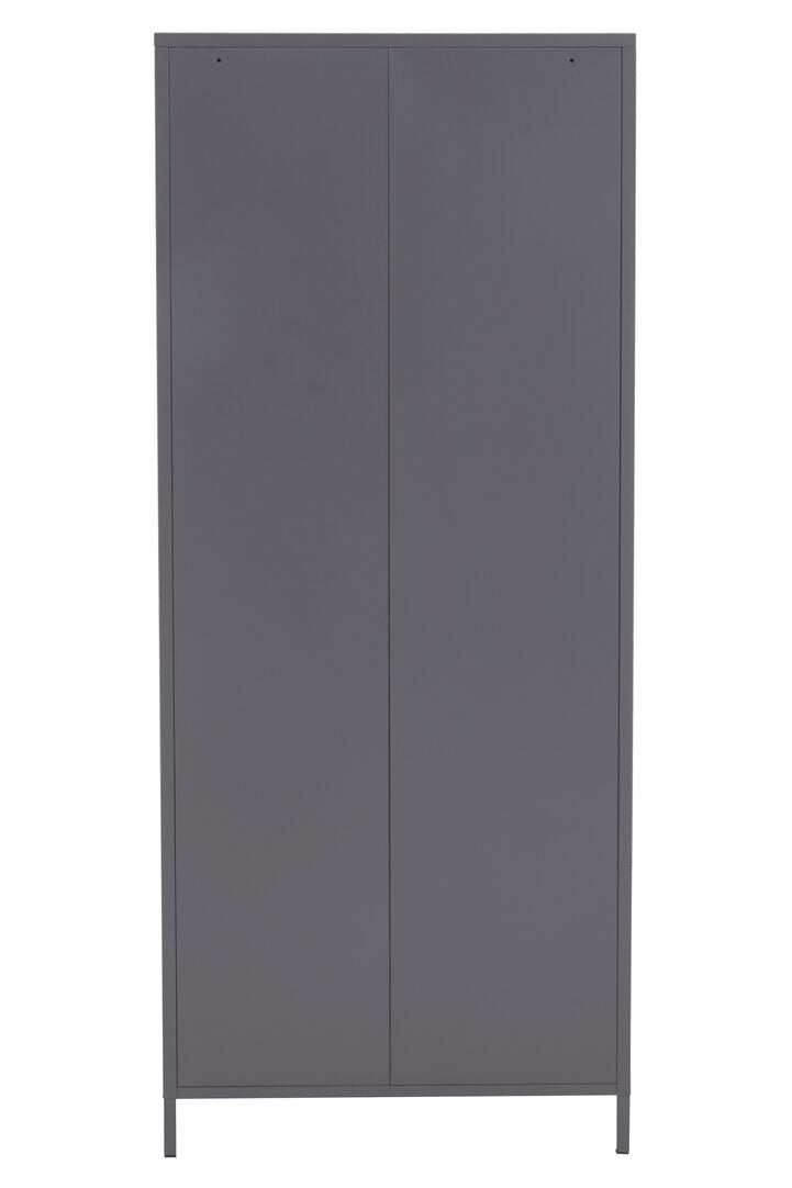 Granada Grey Two Door Locker Style Wardrobe